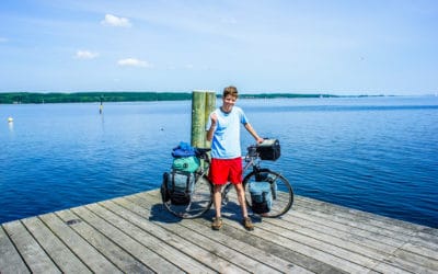 Greffé des poumons il y a un an, il rejoint la Suède à vélo